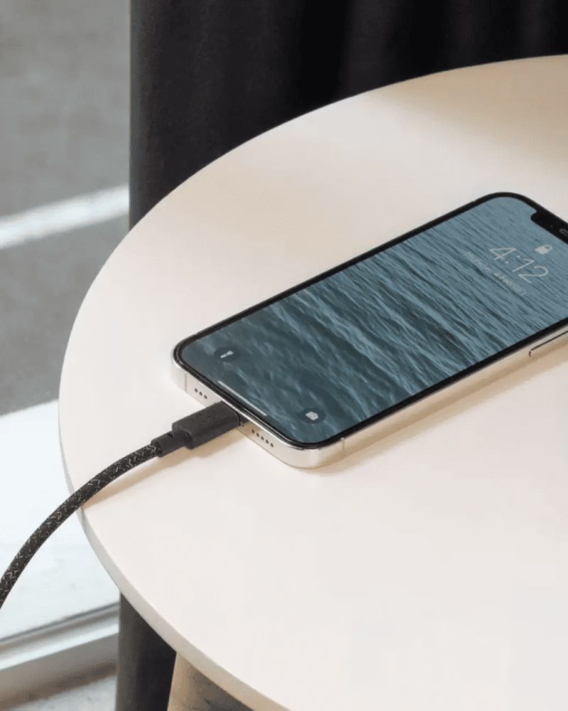 Кабель USB-C to Lightning Native Union Belt Cable Cosmos Black (1.2 m) BELT-KV-CL-CS-BK-2 - 1